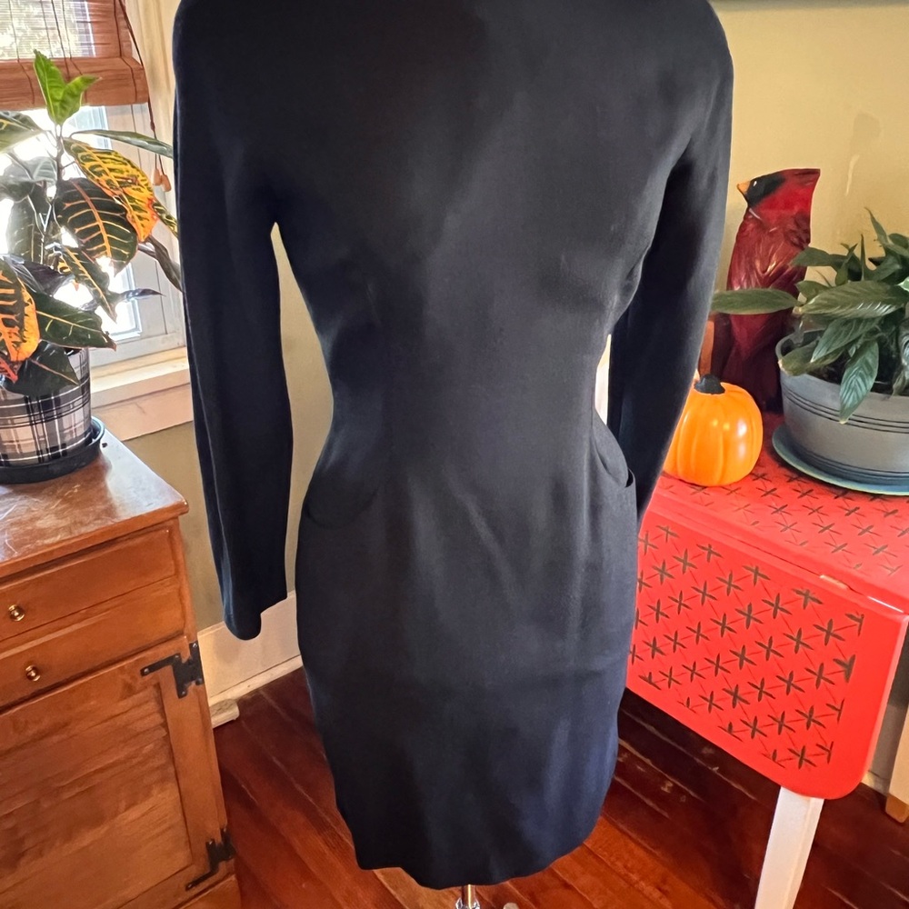 Ann Taylor Black Long Sleeve Dress